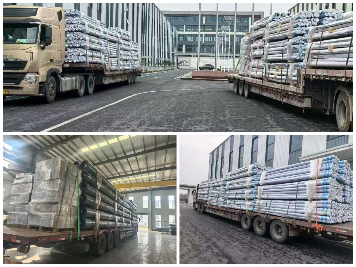 Batches of CPVC and UPVC industrial piping products ready for shipment at Zheyi Pipeline